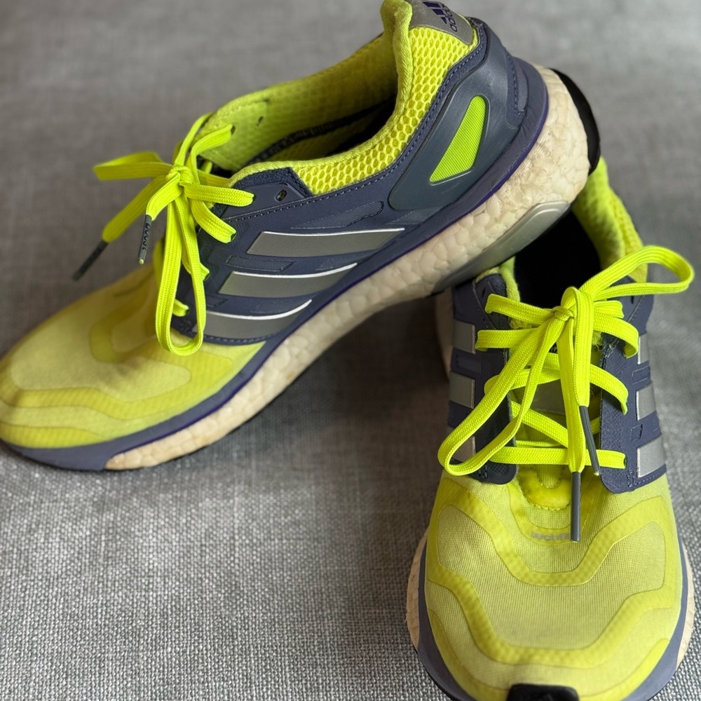 Adidas Solar Yellow Energy Boost Running Shoes